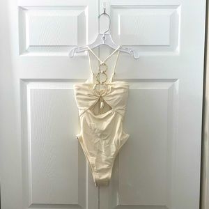 RIVER ISLAND Bandeau One Piece Swimsuit